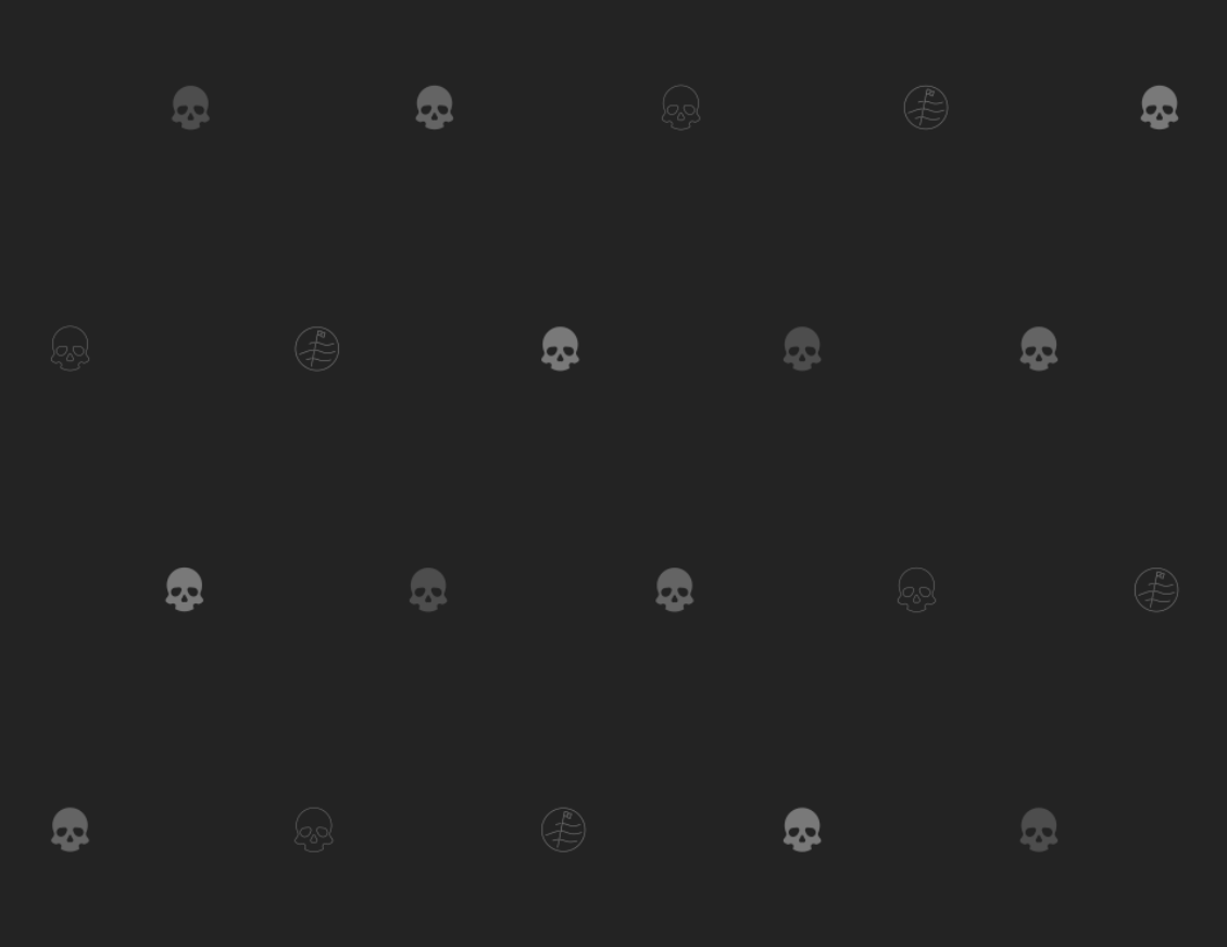Skulls pattern for Hoolie Black Skulls Polo bold design