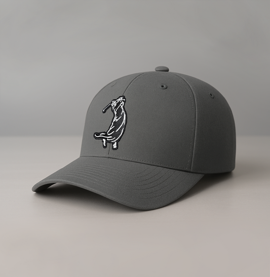 Gray Bogeyman Men’s Golf Hat with Grim Reaper patch front design