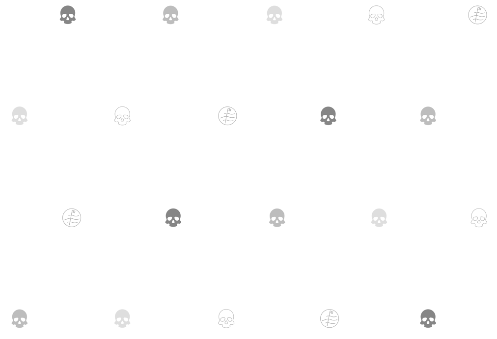 Golf polo patterns for Hoolie White Skulls Polo classic design