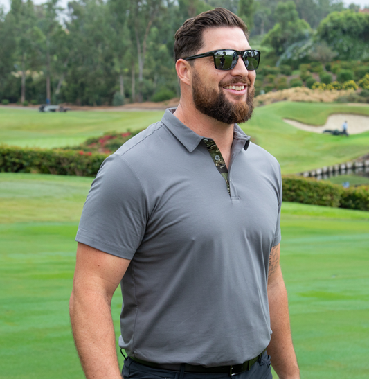 Green sales golf polos