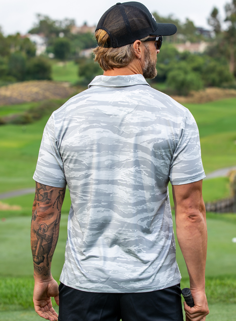 Tiger Stripe Polo Collection | Time to go Golf Commando | Hoolie Golf ...