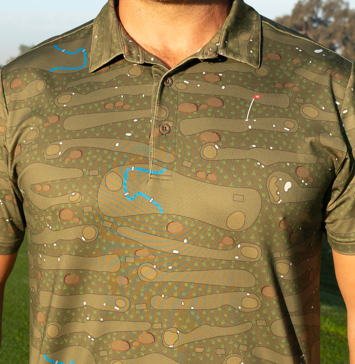 St. Andrews Camo Polo